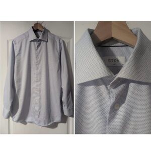 Eton Men's Subtle Blue Dress Shirt
